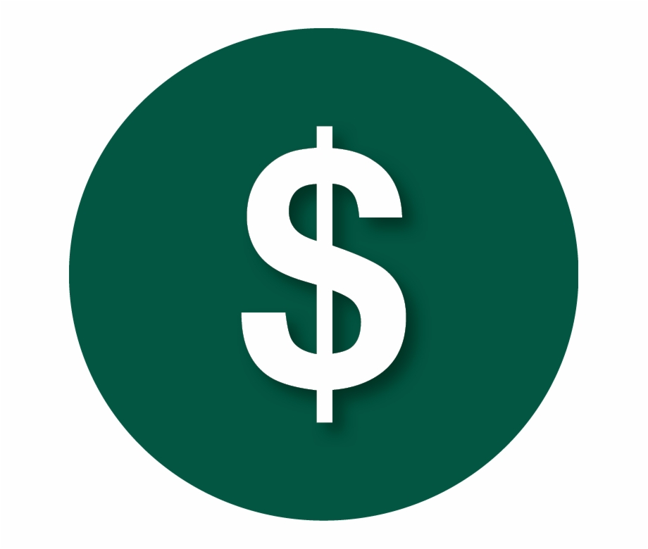 Img Of Dollar Sign Round Money Icon Png