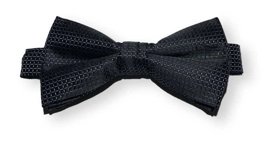 Bow Tie Black Grid Pattern Bow Tie Motif