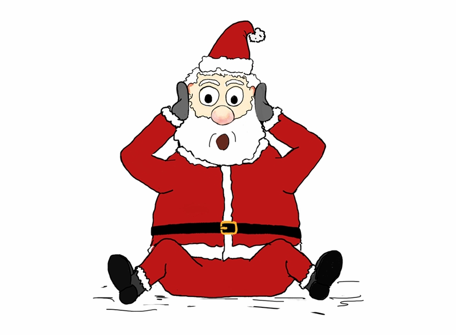 Misbehaving Santa Messages Sticker 6 Cartoon