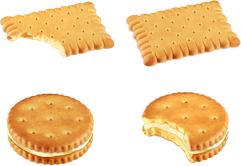Biscuit Sandwich Clip Art Biscuits Vector Material Biscuits