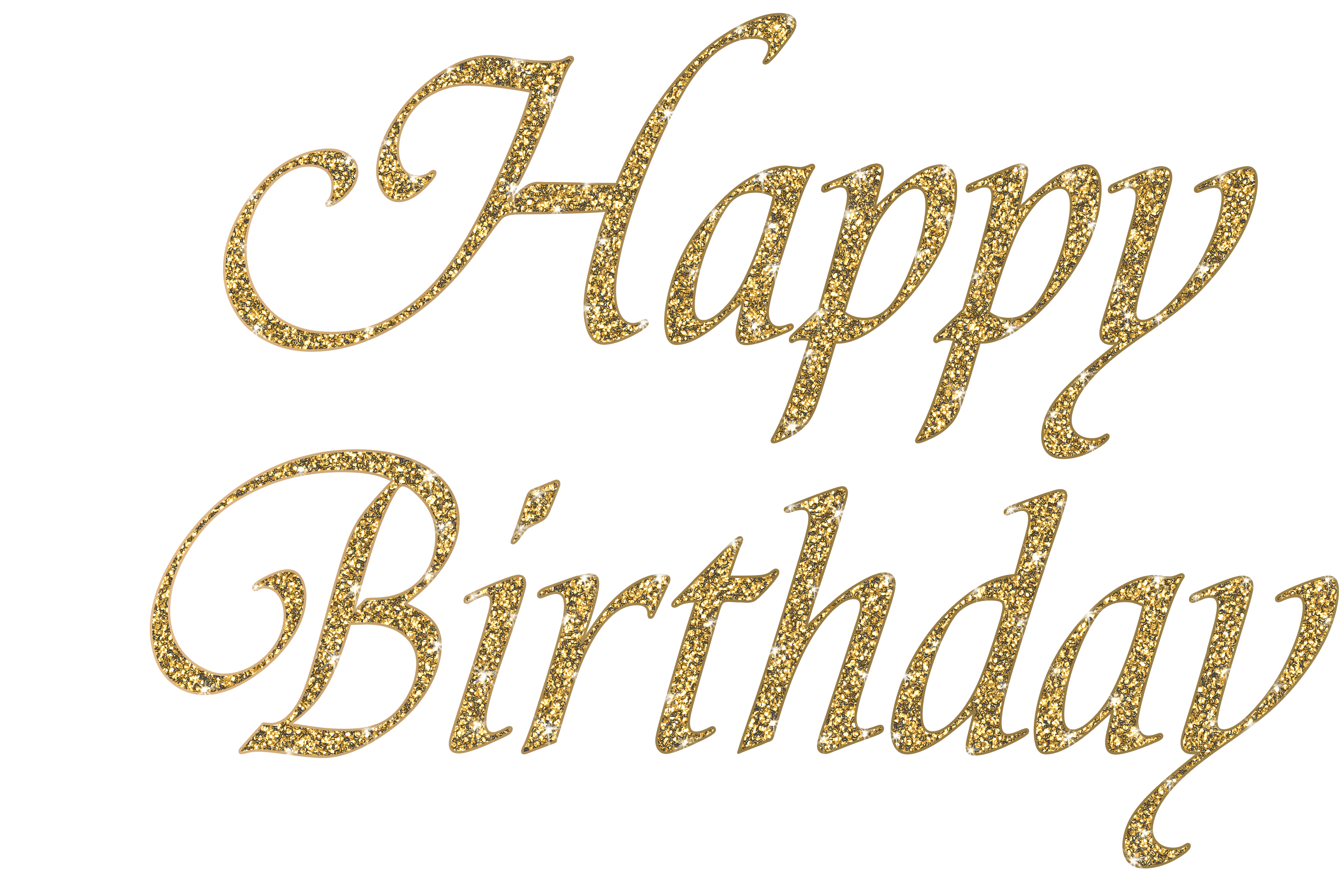 Free Happy Birthday Gold Png Download Free Clip Art Free Clip Art On Clipart Library