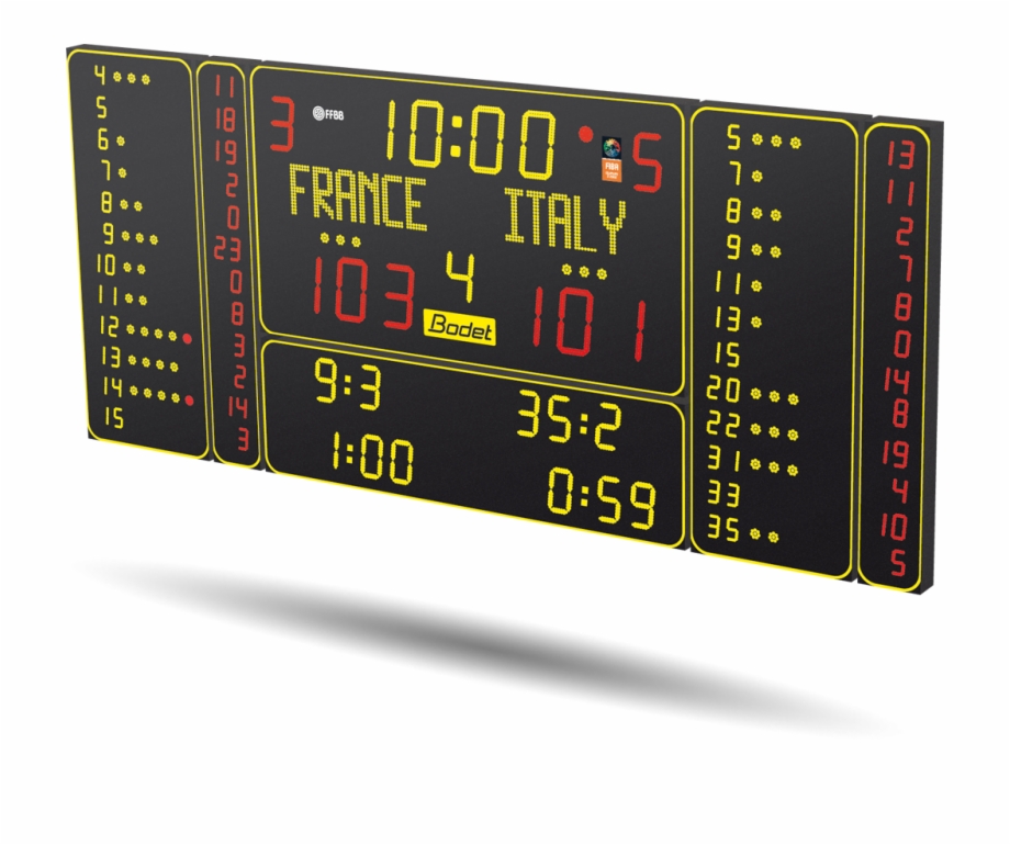 Bodet Basketball Scoreboard Bt6530 Alpha Tableau D Affichage
