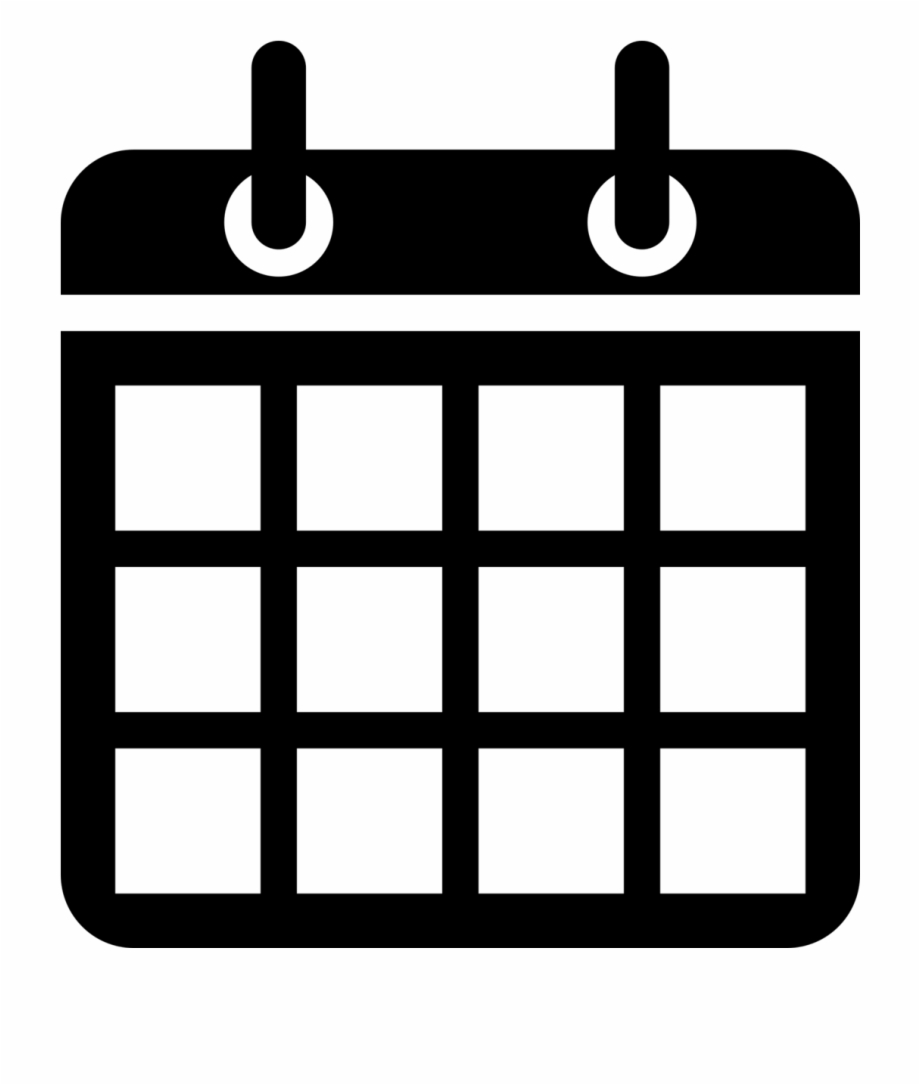 Calendar Ico Calendar Clipart Black And White