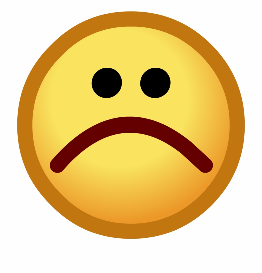 Sad Emoticon Png Club Penguin Sad Face