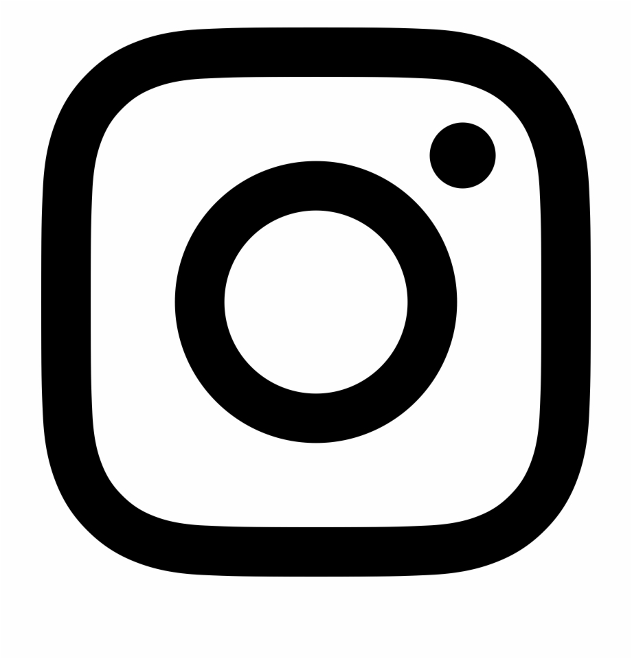 Circle Instagram Logo Black And White Png