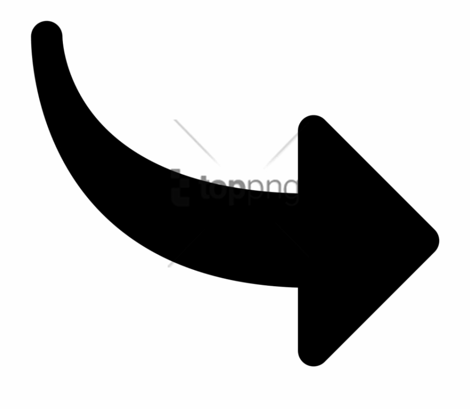 Free Png Curved Arrow Pointing Right Png Image
