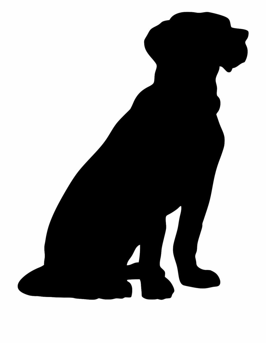 dog silhouette png
