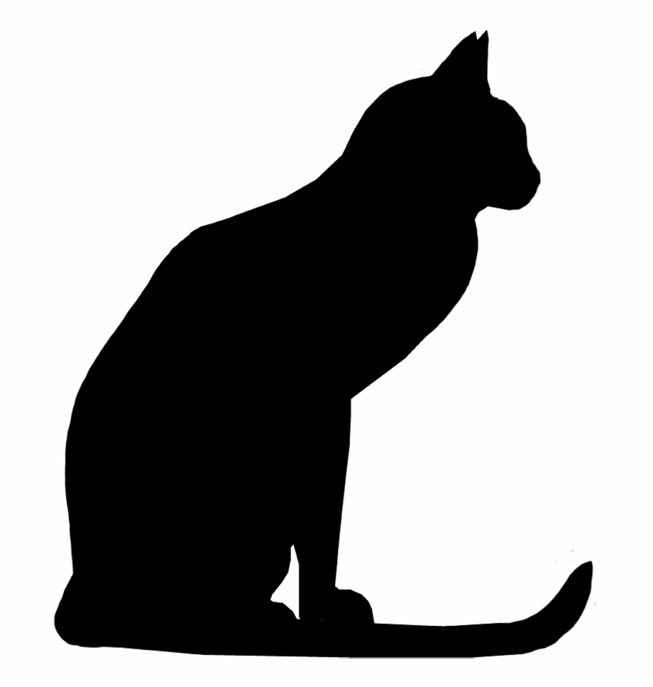 Black Cat Clipart Png Black Cat Silhouette Png