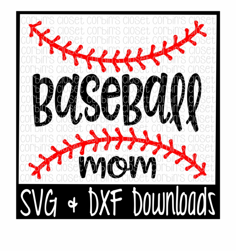 Clip Black And White Baseball Mom Svg Baseball