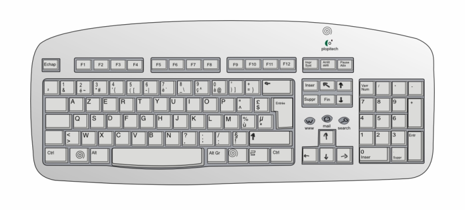 Typewriter Keys Clipart Png Clip Art Computer Keyboard