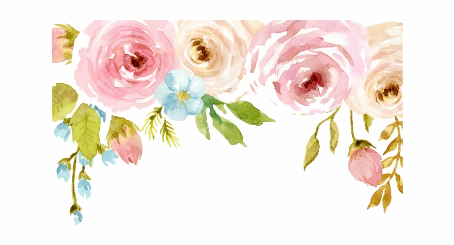 Watercolor Flowers Png Free Download Pink Watercolor Flowers