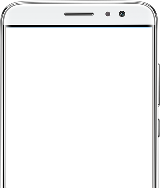 Powerful Performance Mobile Frame Png White