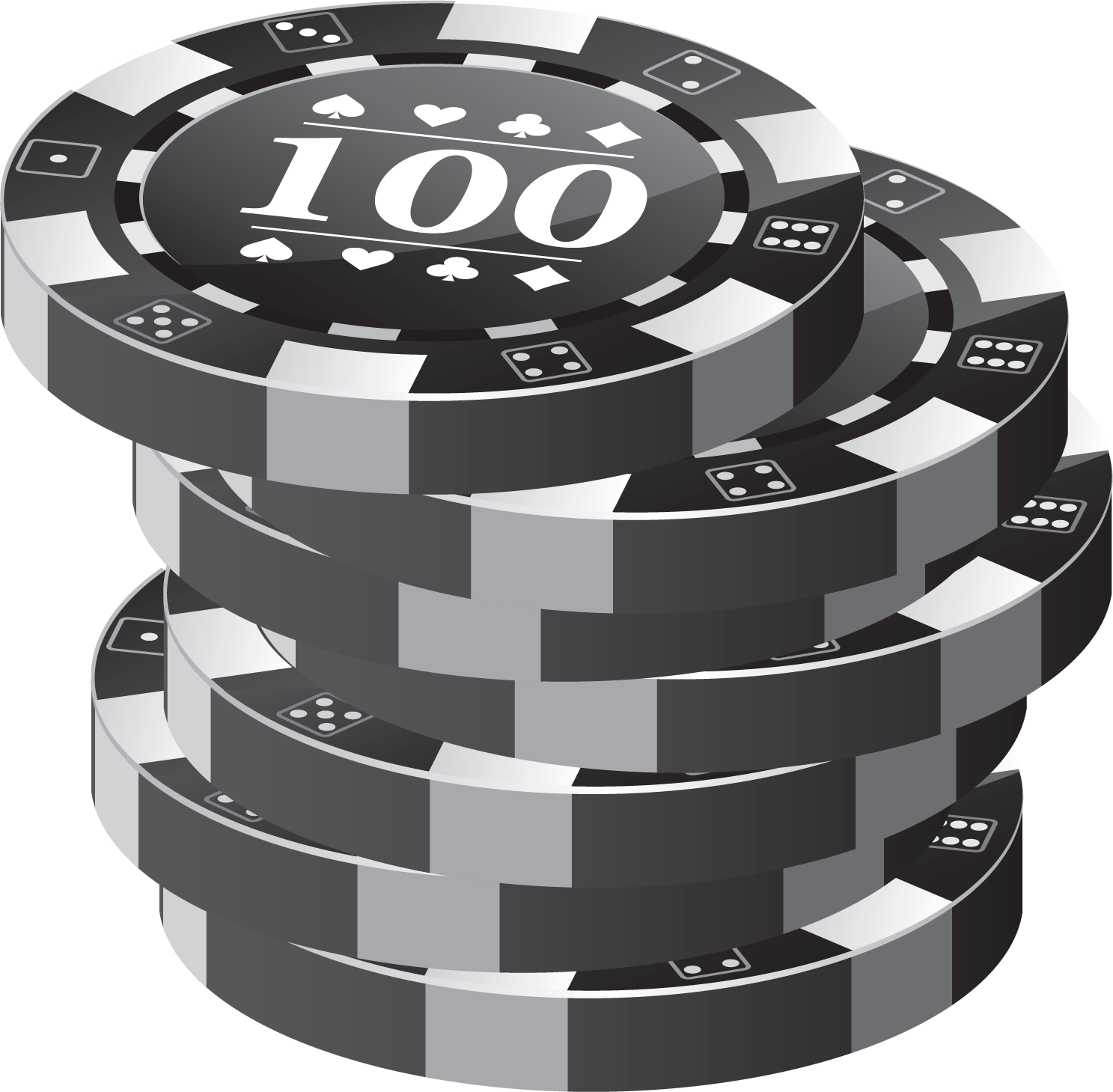 Poker Chips Stack Of Poker Chips Transparent Png