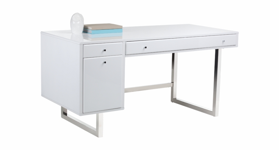 Sp Maiden Office Desk White Contemporary Desk Png