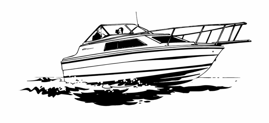 Speedboat Yacht Pictures Black And White