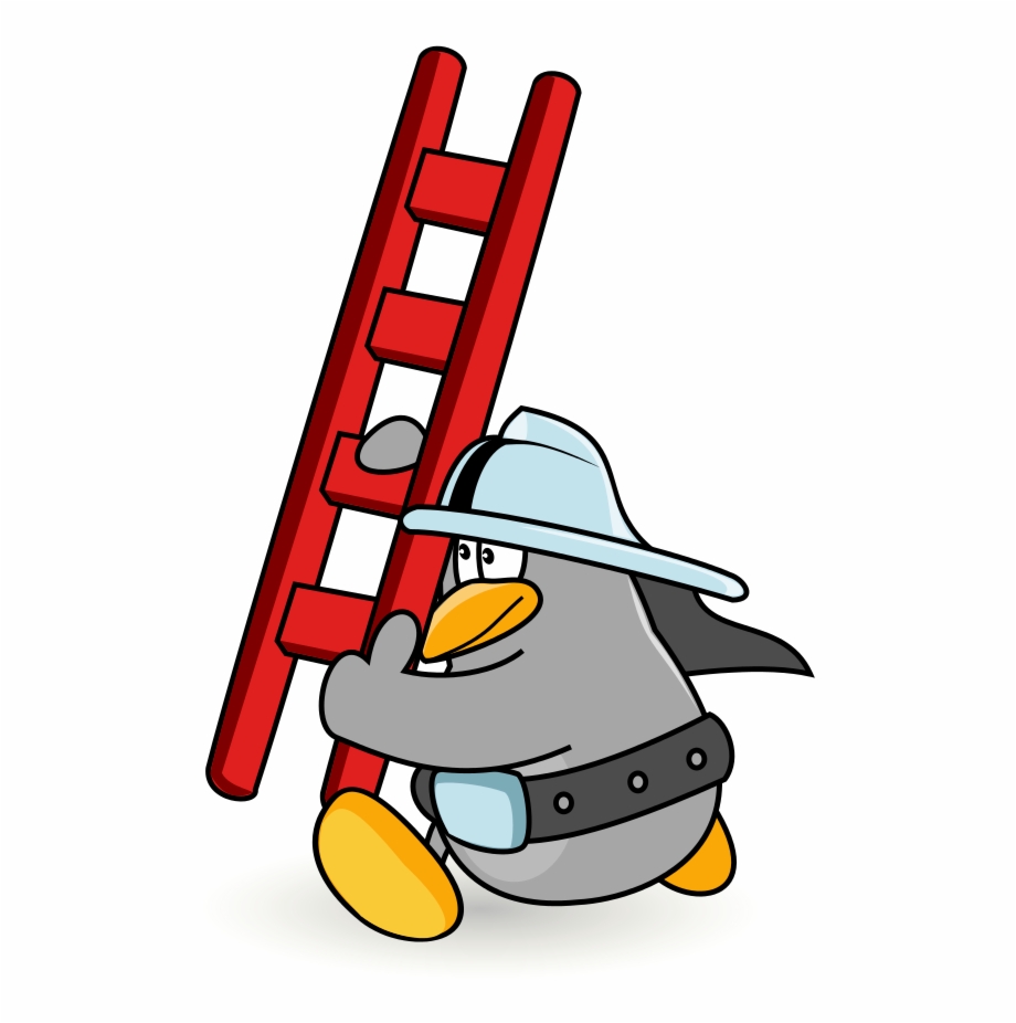 Ladder Clipart Firefighter Firefighter Cartoon Ladder
