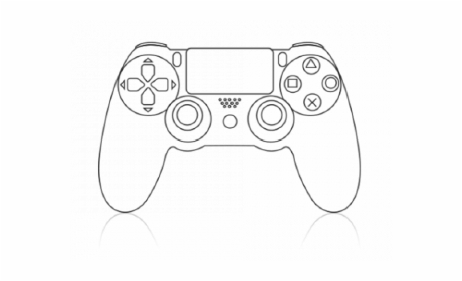 Clipart Wallpaper Blink Ps4 Controller Drawing Easy