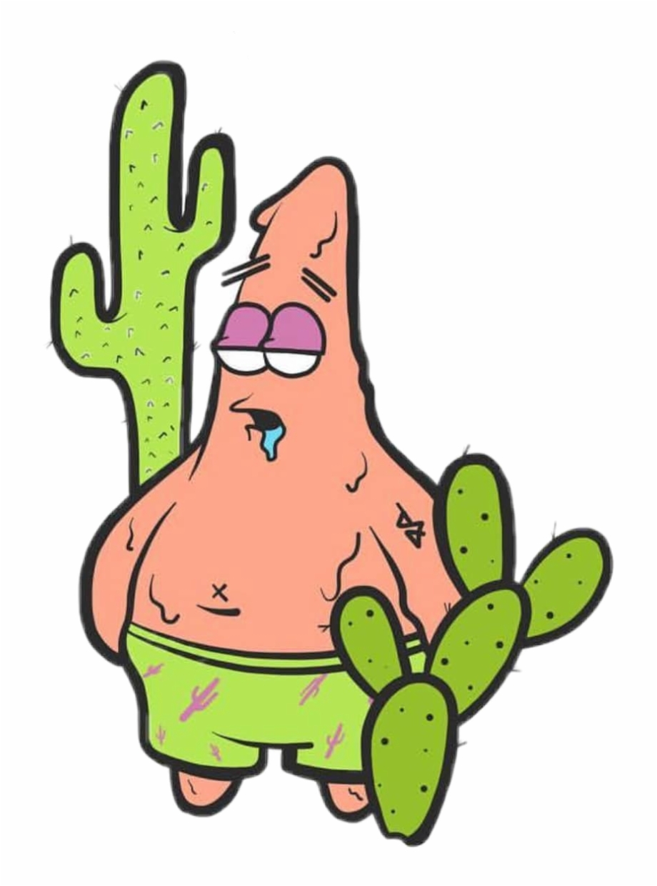 Spongebob Patrick Star Patrickstar Cactus Patrick Star Cactus
