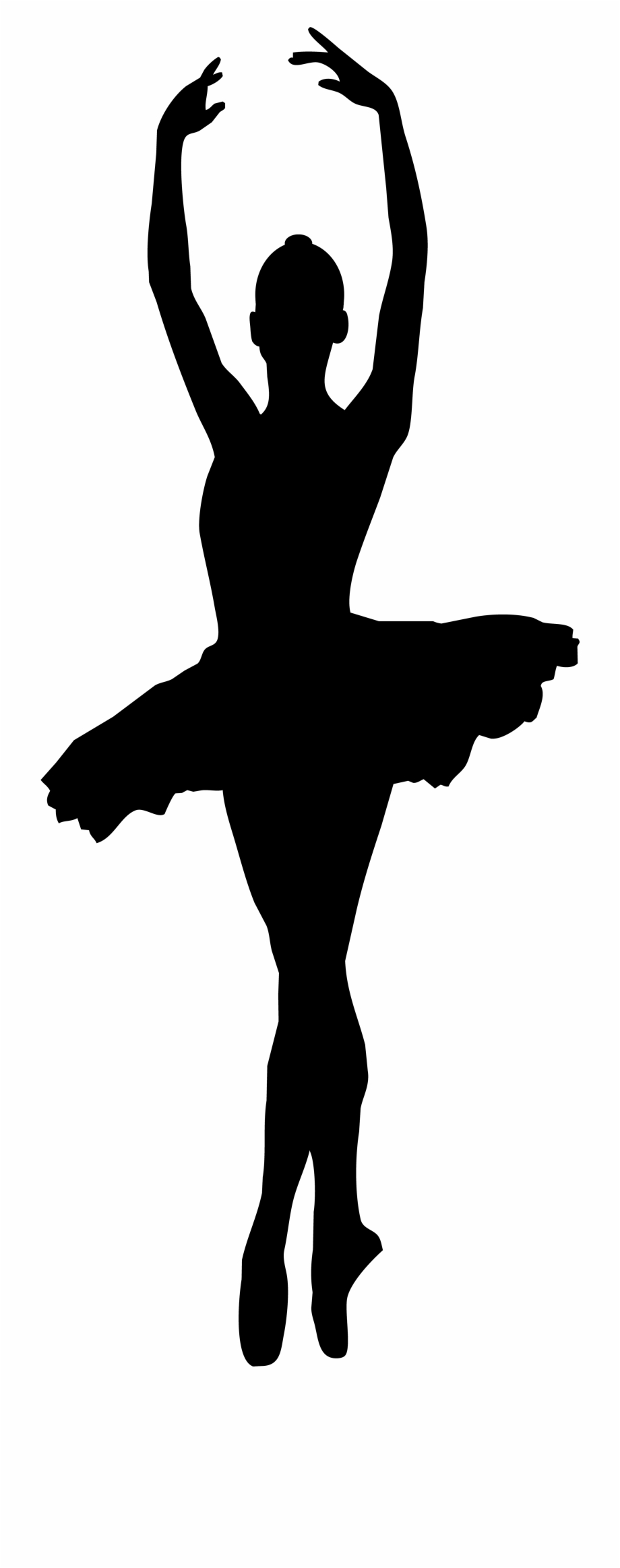 transparent background ballerina silhouette png
