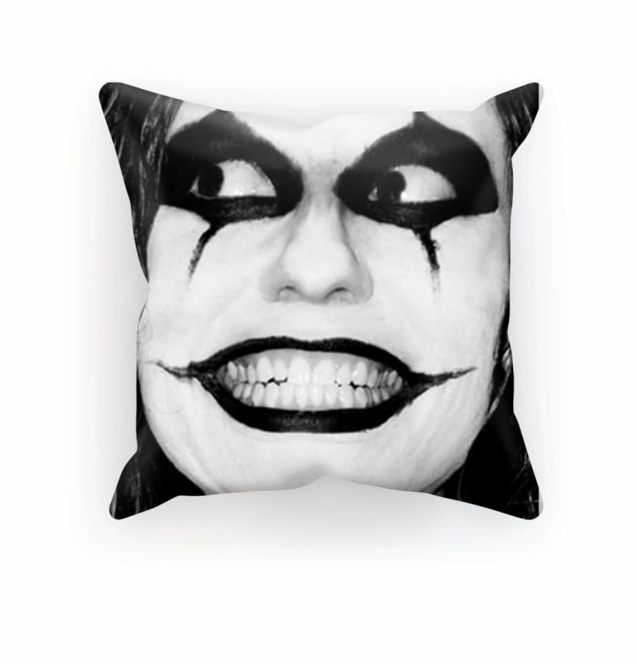 Scary Clown Face Cushion Crazy Female