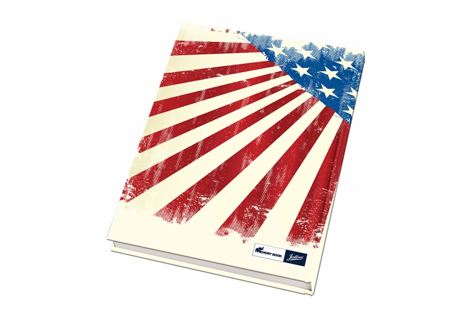 Patriotic Yearbook Cover American Flag Elementary Flag Of