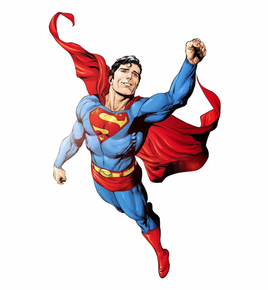Superman I Comic Character Flying Up