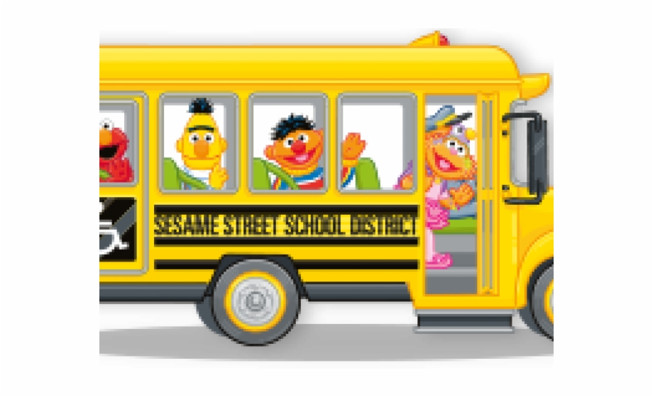 Sesame Street Clipart Bus Cartoon