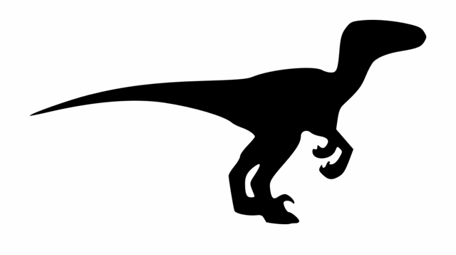 Dinosaur Animal Black Extinct Silhouette Raptor Dinosaur Silhouette