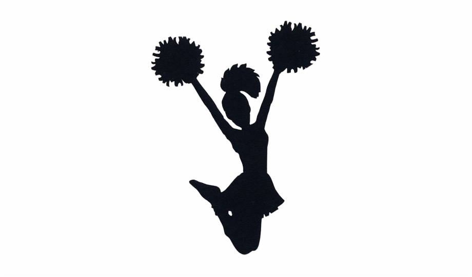 cheerleader silhouette
