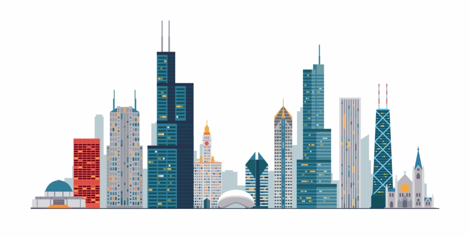 City Building Vector Png