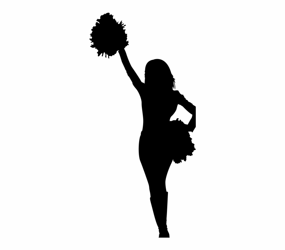 All Rights Reserved Cheerleader Wall Sticker
