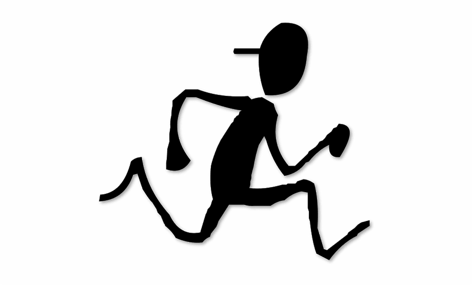 Silhouette Of A Man Running Clip Art Pictures
