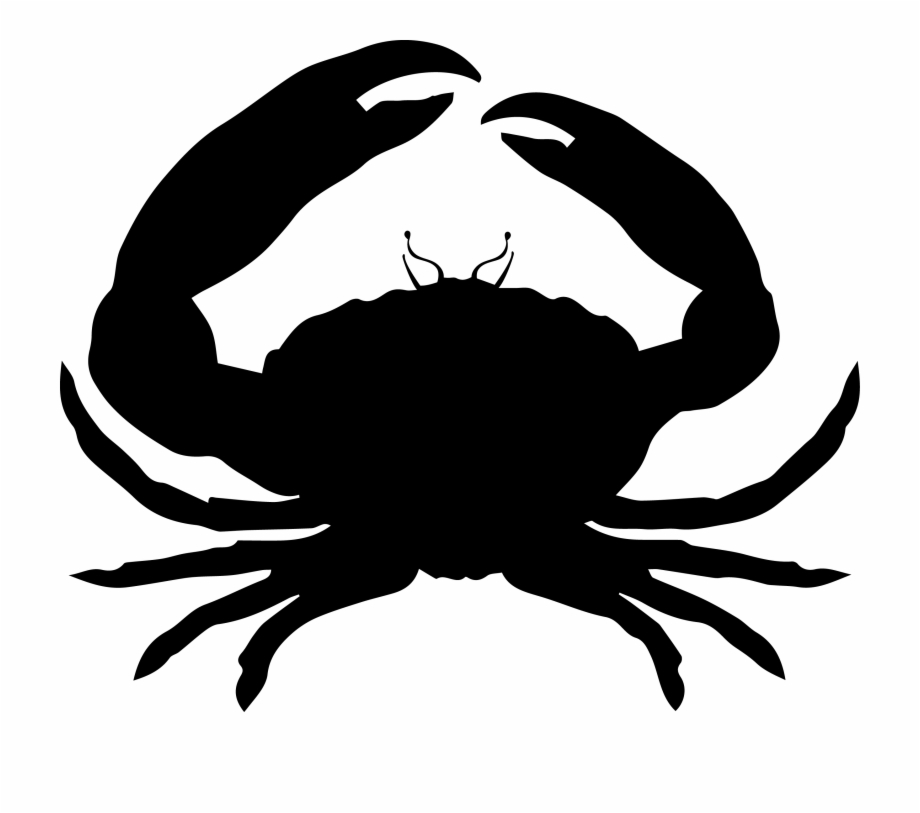 Crab Silhouette Silhouette Crab Transparent Background