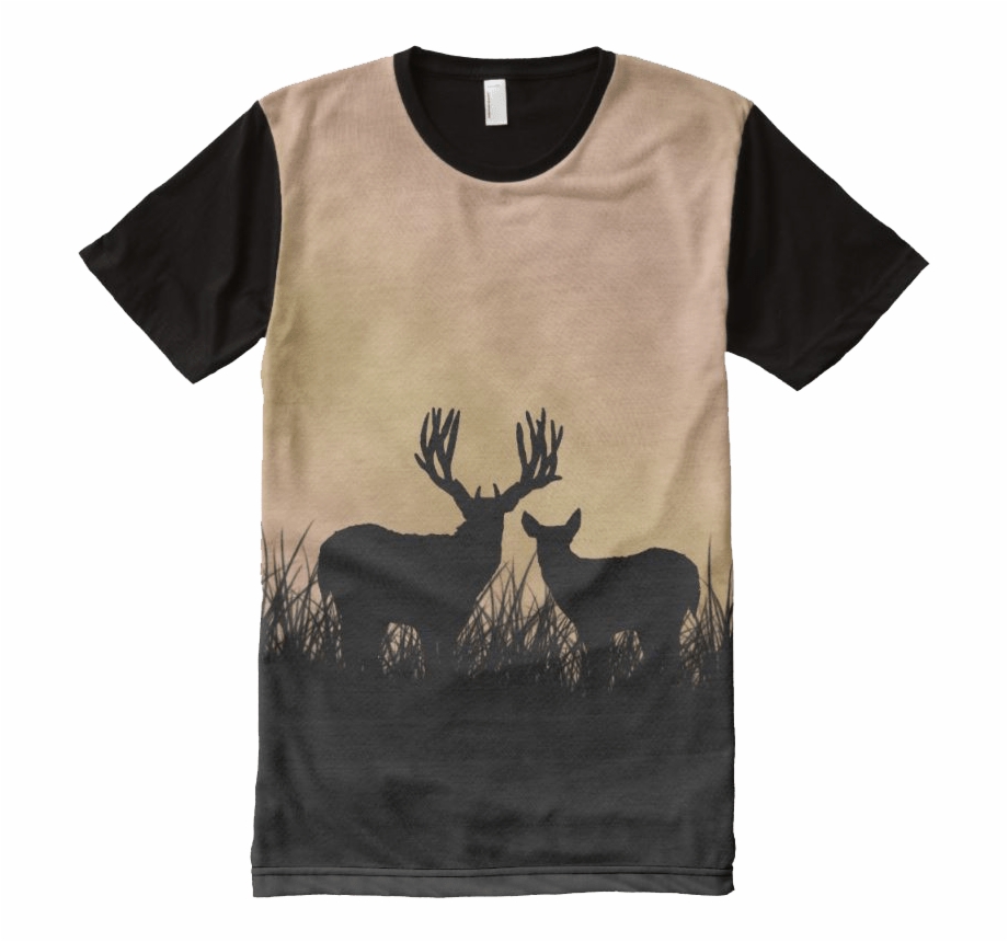 Buck And Doe Silhouette Shirt T Shirt Jesse