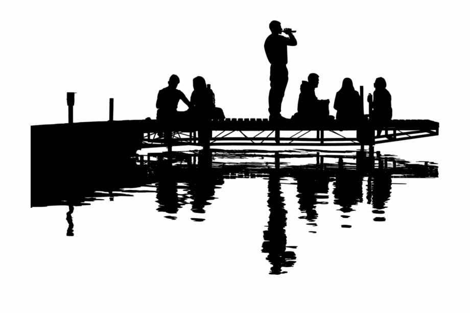 lake silhouette png
