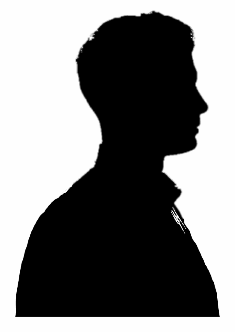 head man silhouette png
