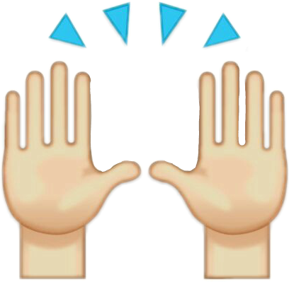 Manoscreativas Manos Emoji Praise Hands Emoji Png