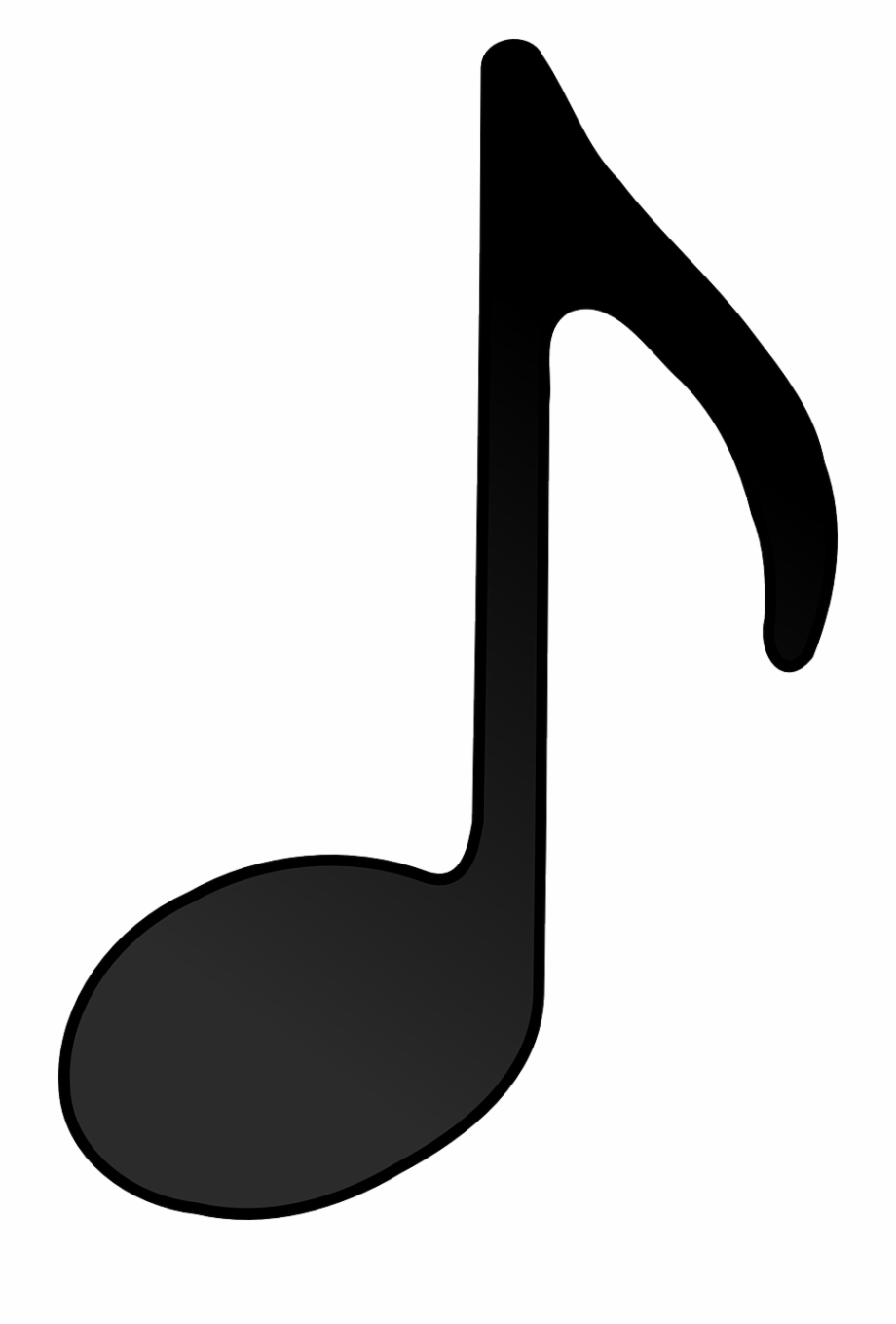 eighth note clipart
