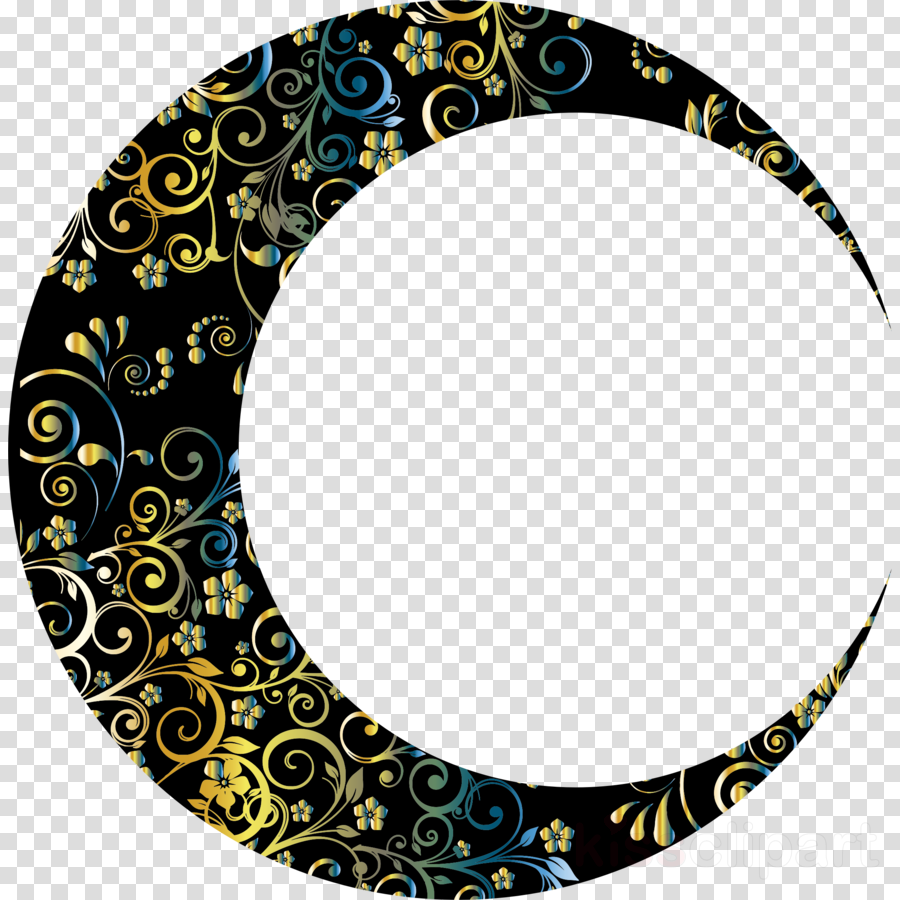 Gold Crescent Moon Png Clipart Moon Lunar Phase