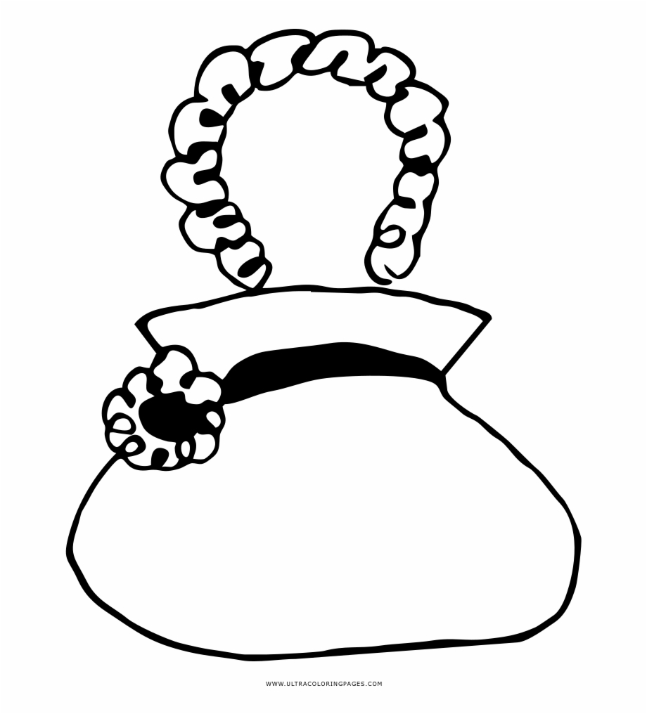 Purse Coloring Page Ultra Pages New Purses Coloring
