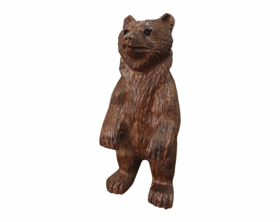 Standing Bear Ironwood Figure Statue
