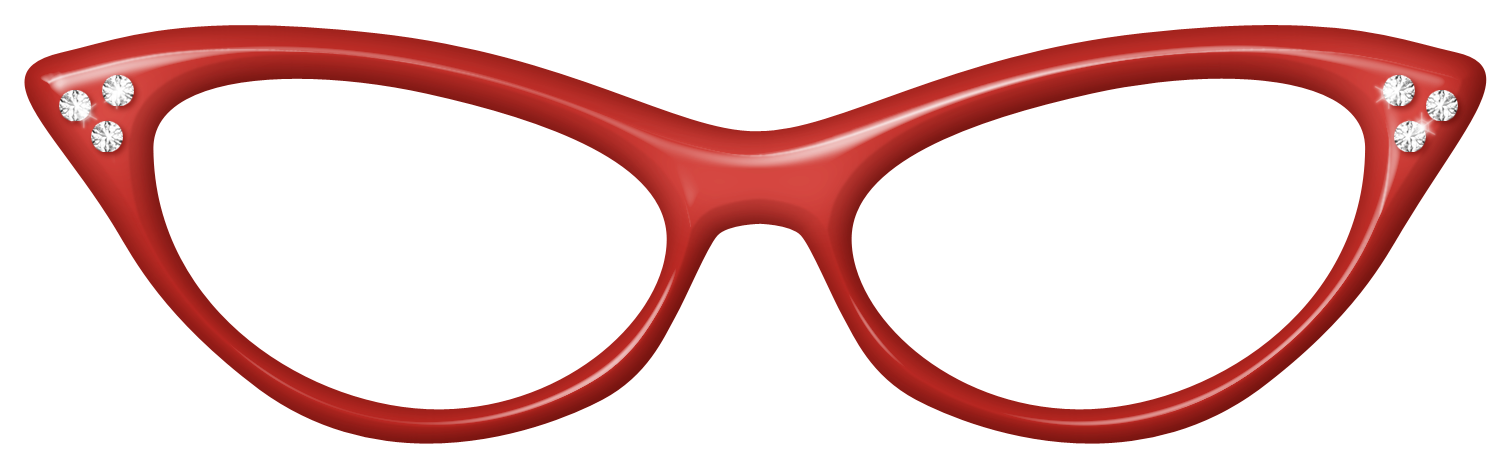 red glasses png
