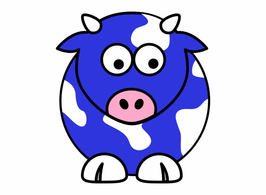 How To Set Use Blue Cow Svg Vector