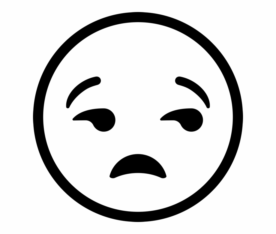 Unamused Face Emoji Stamp Smiley Faces Transparent