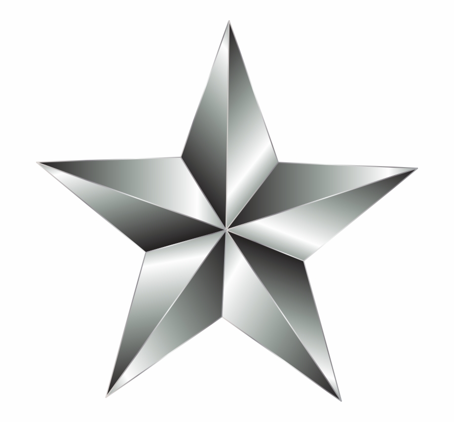Silver Star Png Png Download Silver Star Png