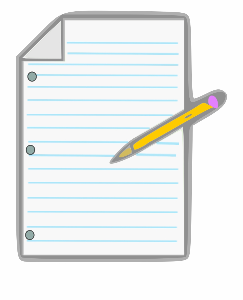 pencil and paper png
