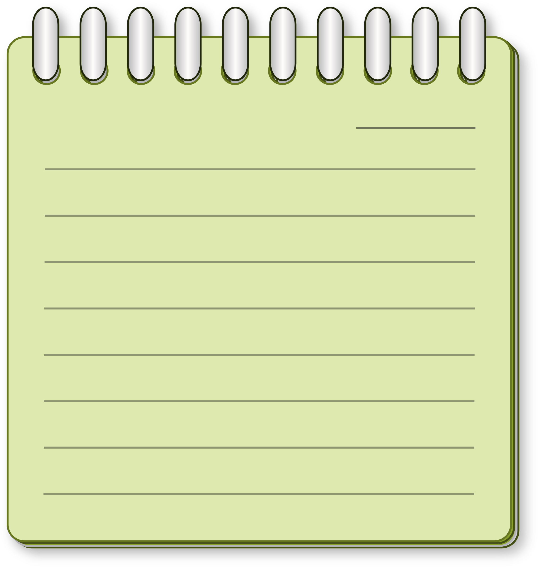 Note Pad Template