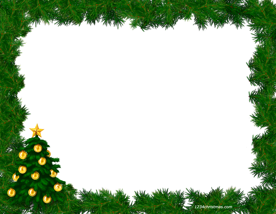 15 Free Christmas Photo Frames And Borders Png