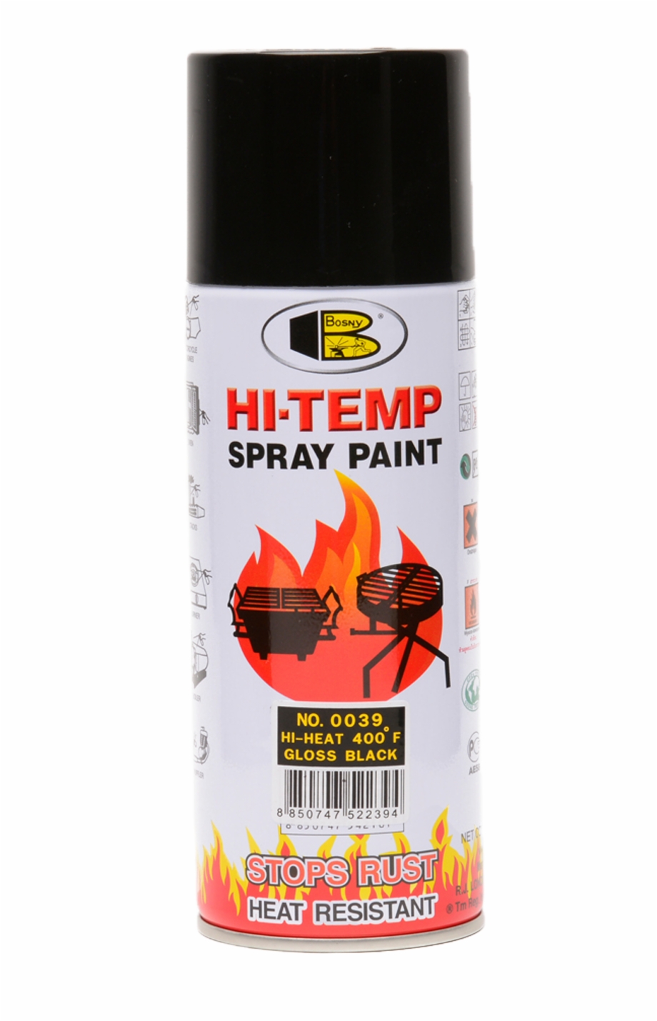 hi temp spray paint matte black
