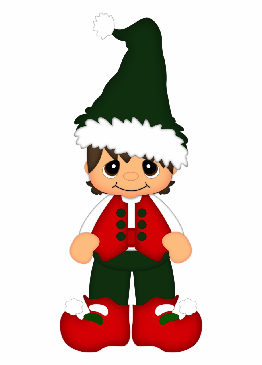 Christmas Elf Boy From Scrap Factory Cartoon